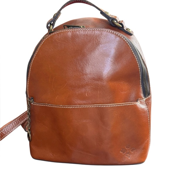 Patricia Nash Handbags - Patricia Nash P55001 Tan Leather Backpack Vintage Style